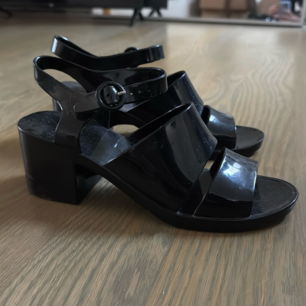 American Apparel - heeled jelly sandals